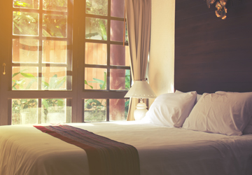 A guest suite at The Aurum Delhi